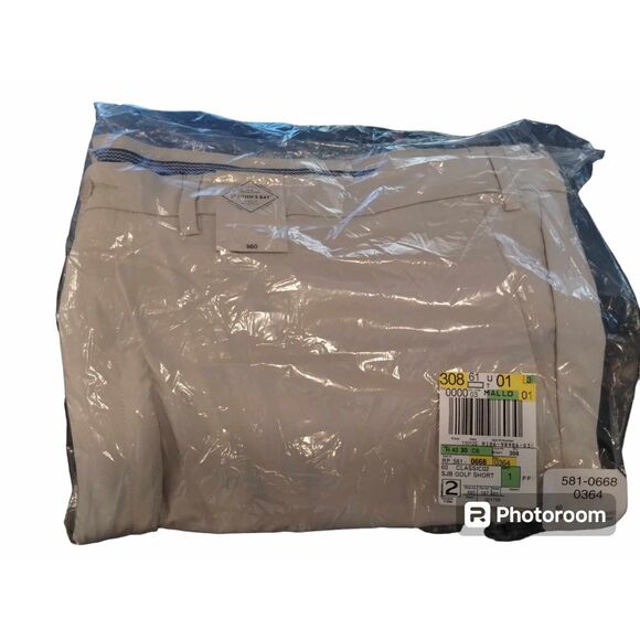 St. John's Bay Big and Tall Mens Golf Short Stone Color Size 60 NWT - Picture 4 of 4